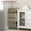 HOMCOM Lot de 6 chaises pliantes chaises de salle à manger Voir les images du produit 6