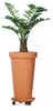 Klasický podlhovastý kvetináč oranžový 48 cm Náhľad obrázku produktu 9