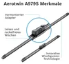 Pióro Wycieraczki Aerotwin Podwójne 600/475Mm Vw Cady, Podgląd zdjęcia produktu 9