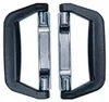 Koffergriff im 2er Set von HMF mit den Maßen 14 x 7 cm in Schwarz Produktbild-Vorschau