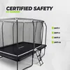 Premium-Trampolin mit Sicherheitsnetz – rechteckig – 213 x Produktbild-Vorschau 9