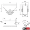 SOTECH Unterbaurolle PASSAU Ø 25 mm – Bodenmontage (4 Produktbild-Vorschau 6