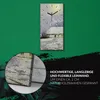 Küchenuhr Bürouhr Leinwand Uhr 30x60 Gemälde Produktbild-Vorschau 5