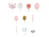 Luftballons und Folienballon Katze 83x140cm 37er Set Rosa Produktbild-Vorschau 2
