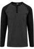 Urban Classics Langarmshirt Herren Contrast Raglan Henley Produktbild-Vorschau 1