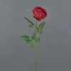 artplants.de Kunst Rose THYRI, rot, 65cm - Textil Rose Produktbild-Vorschau 5