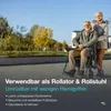 Helavo 2 in 1 Rollator & Rollstuhl in Einem - Faltbarer Produktbild-Vorschau 2