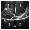 Tulup Glasuhr Wanduhr Küchenuhr Echt-Glas 30x30 cm Modern Produktbild-Vorschau 1