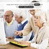Przewodowa klawiatura z dużymi klawiszami, żółte, Podgląd zdjęcia produktu 7