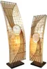 Stehlampe Quento 90cm Capiz Rattan Scheibenleuchte elegant Produktbild-Vorschau 9
