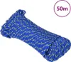 The Living Store Bootsseil Blau 4 mm 50 m Polypropylen Produktbild-Vorschau 1