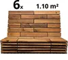 Terasové dlaždice – akáciové dřevo – 6 kusů – 1,10 m² – Náhled obrázku produktu 1