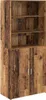 vidaXL Credenza alta in legno di recupero 80 x 42,5 x 185 Anteprima dell’immagine prodotto 2