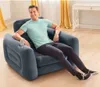 INTEX Ausziehbarer Sessel 117x224x66 cm Dunkelgrau Produktbild-Vorschau 1