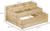 Outsunny vyvýšený záhon, 3-úrovňový kvetinový box, záhon na Náhľad obrázku produktu 11