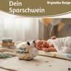 Keramik Sparschwein Spruch Luxus Schwein Weiß Gold Spardose Produktbild-Vorschau 3