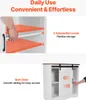 A collage of images showing features of a coffee bar cabinet. Produktbild-Vorschau