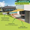 Sonnensegel Dreieck, 3x3x3m, gelb, wasserabweisend Produktbild-Vorschau 4