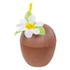 Kokosnuss Becher Aloha Hawaii 13cm Produktbild-Vorschau 1