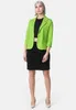 Rayshyne Damen Kurzblazer Sportliches Sakko Business Blazer Produktbild-Vorschau 4