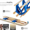 Luge en bois pliable JEFFREY - marron Voir les images du produit 4
