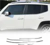 Okenní lišty pro Jeep Renegade 2014-19 nerezová ocel chrom Náhled obrázku produktu 1