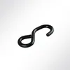 Lysel® S-Haken einseitig geschlossen mit schwar, (B) 25mm Produktbild-Vorschau 1