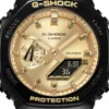 Close-up of a Casio G-Shock watch face with gold and black accents. Produktbild-Vorschau