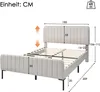okwish Polsterbett Doppelbett 180 x 200 cm, Bettgestell mit Produktbild-Vorschau 7