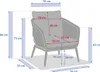Gartenmöbel sessel "orissa" olivgrün polyester und stahl   Produktbild-Vorschau 5