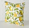 Kissen - Weiß - Gelb - Grün - 45 x 45 cm - Polyester - Produktbild-Vorschau 6
