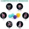 Massagebälle Faszienball, 3er Set Igelball Set, Spiked Produktbild-Vorschau 4
