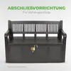 Banc coffre Salzburg 130x60x H85 cm ( noir ) Voir les images du produit 5