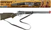 Cowboy Gewehr 62 cm lang Silberbüchse 8 Schuss Western-Gewehr Kostüm-Zubehör Kostüm-Zubehör Kinder-Spielzeug Cowboy-Gewehr für Kinder Western Wilder Westen Accessoire Produktbild-Vorschau