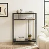 CALICOSY - Console haute en métal noir H90 cm - OLLI Voir les images du produit 2