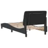 The Living Store Bettgestell mit LED-Leuchten Schwarz Produktbild-Vorschau 9