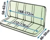 Coprisedile auto Kegel Ares DV4 posteriore 4 posti Anteprima dell’immagine prodotto 2