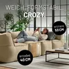 LUMALAND Pouf modulaire central en velours côtelé pour Voir les images du produit 6