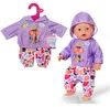 BABY born Hoodie Outfit 43cm, Sada oblečení pro panenky, 3 Náhled obrázku produktu 3