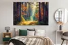 MuchoWow® Poster Wald - Sonne - Natur - Herbst 180x120 cm - Produktbild-Vorschau 4