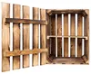 Creative Deco Houten Gevlamde Doos met Plank, 50 x 40 x 30 Productafbeelding-voorbeeld 2