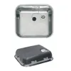 REGINOX Edelstahlspüle L18 4035 SK 100 mm tief (L) OHNE Produktbild-Vorschau 2