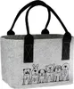 Gilde Tasche, "Hundebande", Filz, beige, hellgrau, VE 1, L. Produktbild-Vorschau 3
