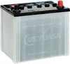 A car battery is shown against a white background. Produktbild-Vorschau
