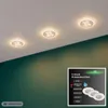 Briloner LED Einbauleuchten 3er Set Aluminium 5,5W 470lm Produktbild-Vorschau 5