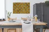 MuchoWow® Poster Muster - Gold - Figur - Grau 120x80 cm - Produktbild-Vorschau 3