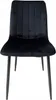 Ekspand | Stuhl LR-2023 - Schwarz - Hochwertiger Velours - Produktbild-Vorschau 9