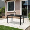 Outsunny Gartentisch, Garten Esstisch für 6 Personen aus Produktbild-Vorschau 2