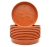 Plastard Untersetzer 10er Set Ø 12 cm Terrakotta - Produktbild-Vorschau 1