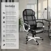 tectake® Bürostuhl Jonas ergonomische Form Produktbild-Vorschau 2